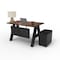 We'Re It A-Frame Writing Desk W/ Modesty Panel & Storage, 30 in D X 30 in H, 48 in W X Laminate AF4830-MOD-PED-7973 - alternate 2